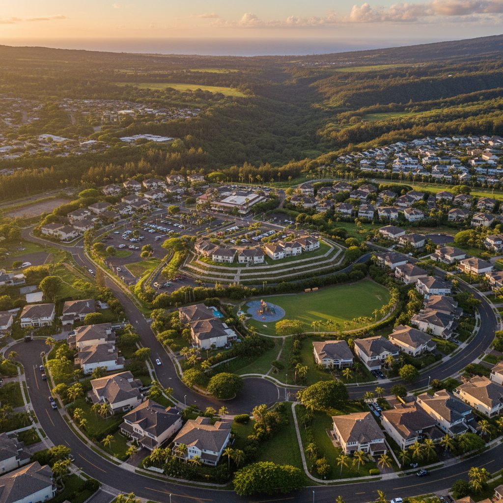 Mililani Mauka, HI skyline and downtown view near Mililani Mauka