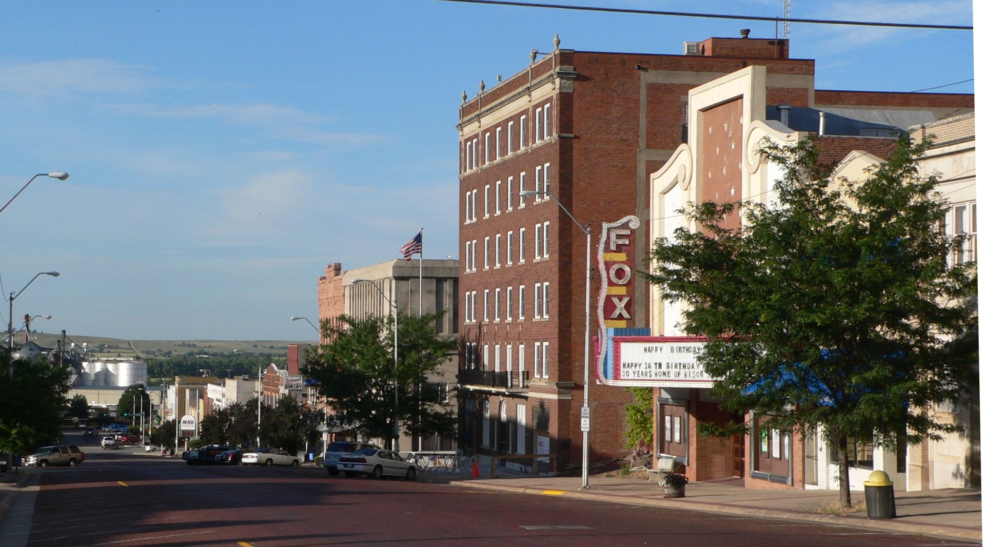 McCook, NE skyline and downtown view near Downtown McCook
