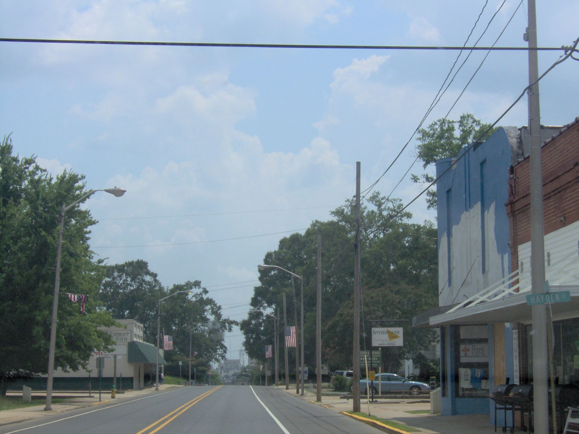 Pineville, LA skyline and downtown view near Downtown Pineville