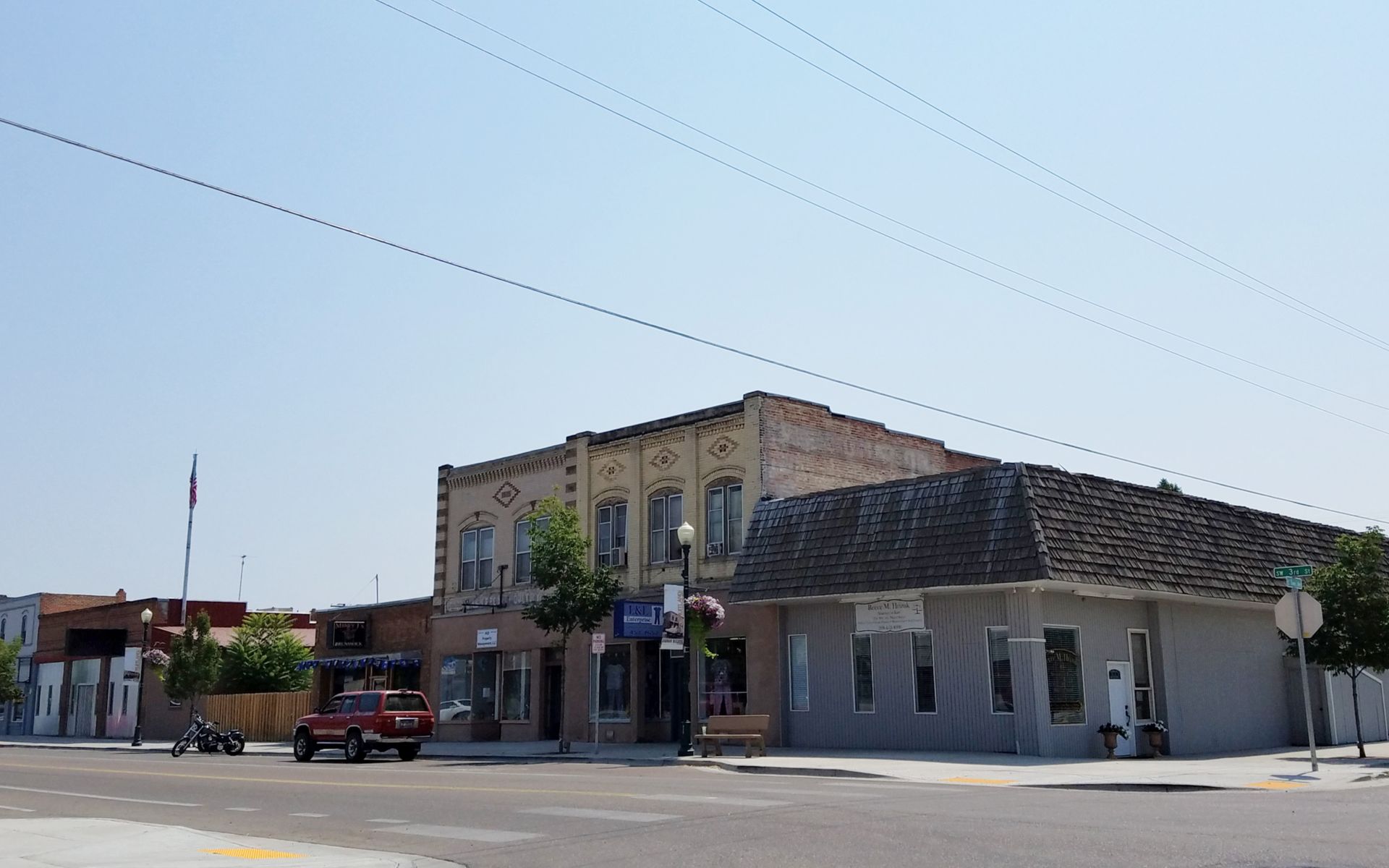 Fruitland, ID skyline and downtown view near Downtown Fruitland