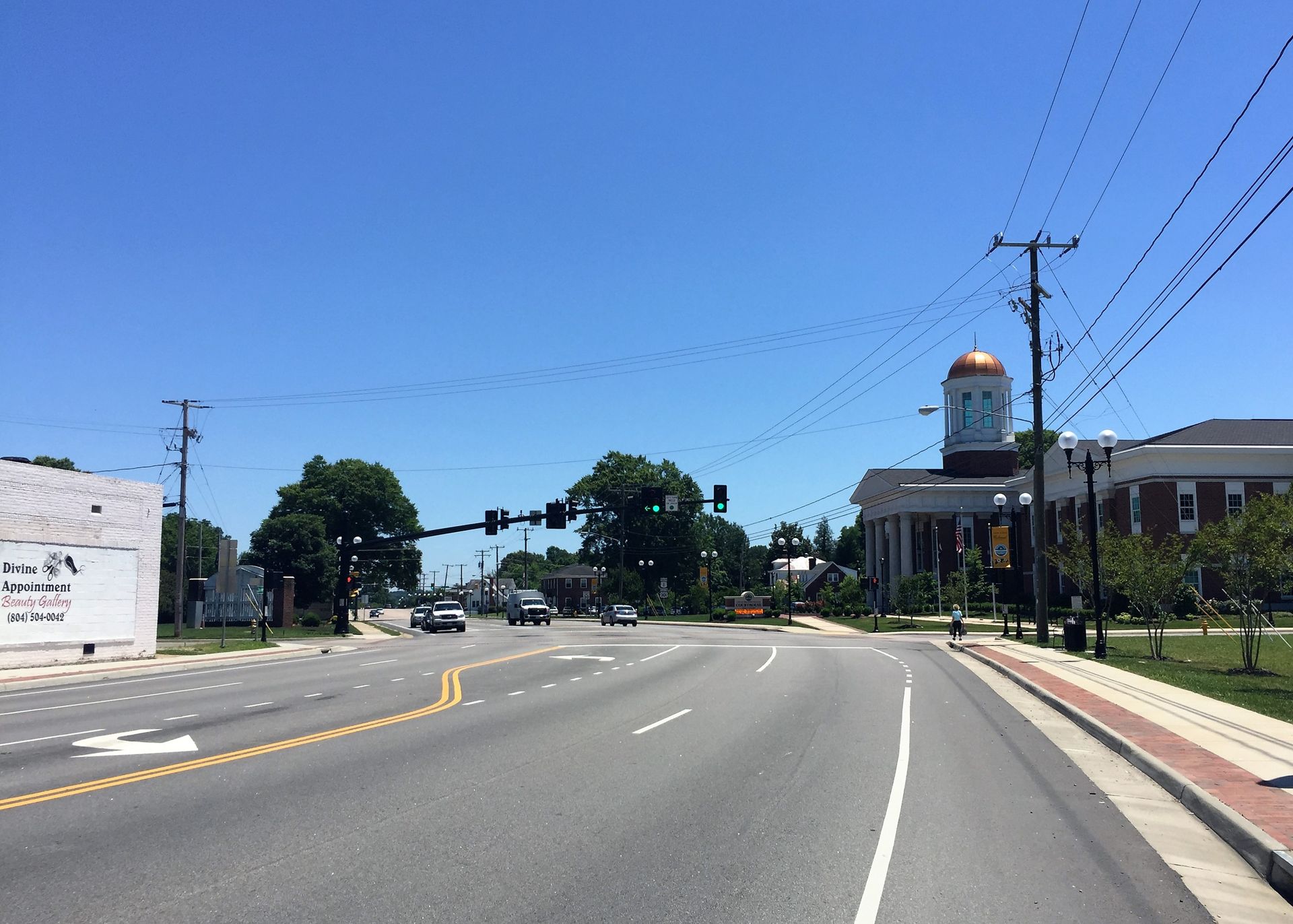Colonial Heights, VA skyline and downtown view near Dunlop Farms