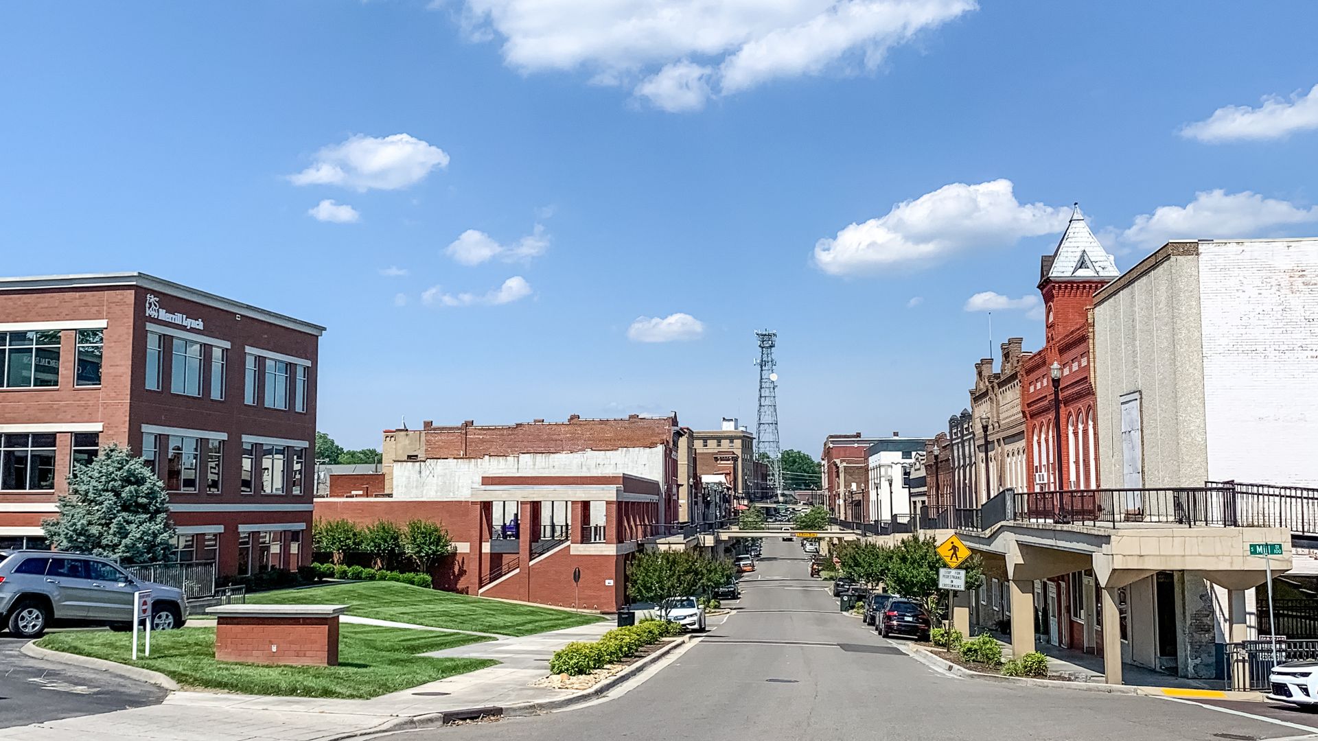 Morristown, TN skyline and downtown view near Downtown Morristown