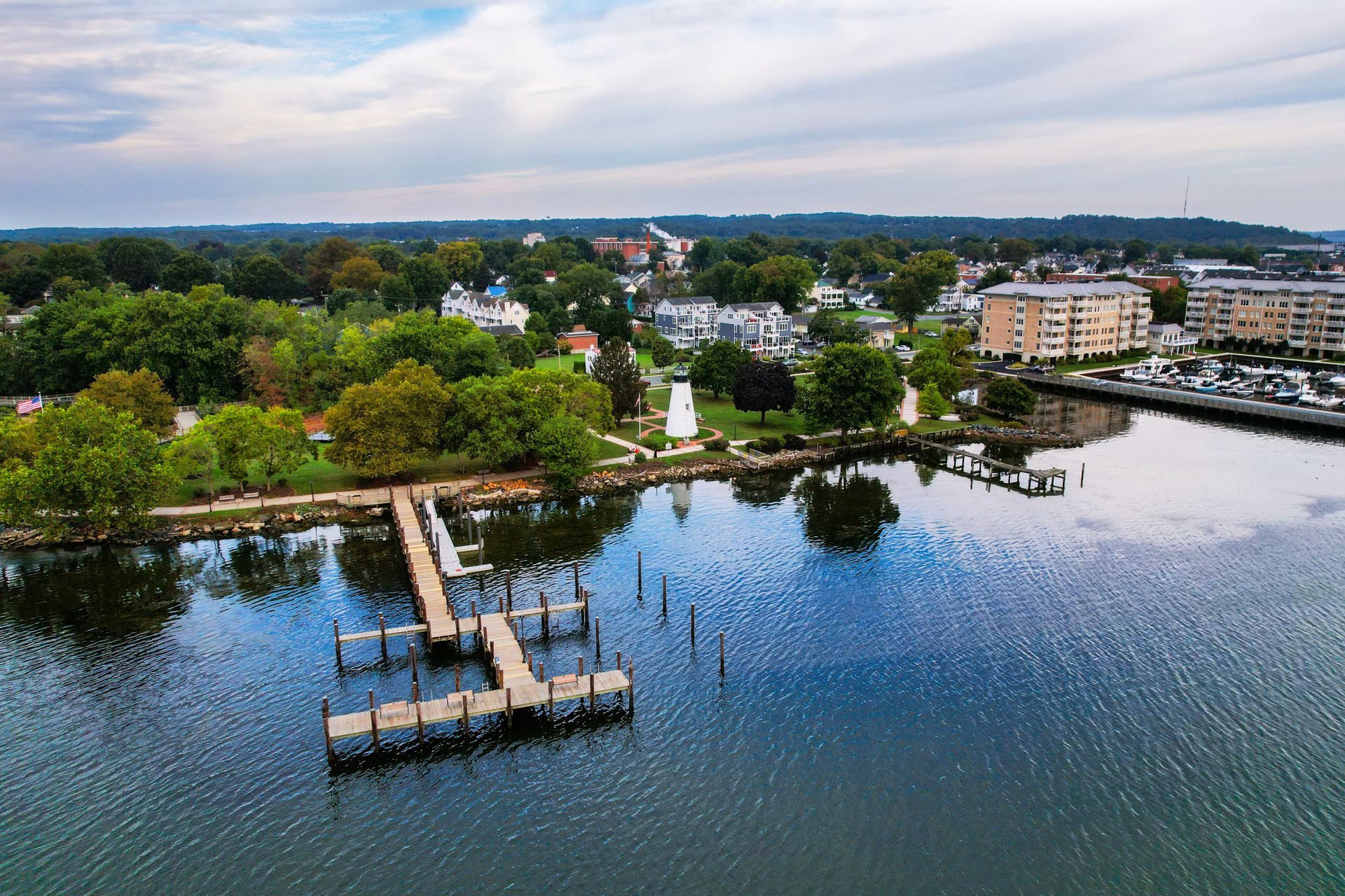 Havre de Grace, MD skyline and downtown view near Downtown Havre de Grace