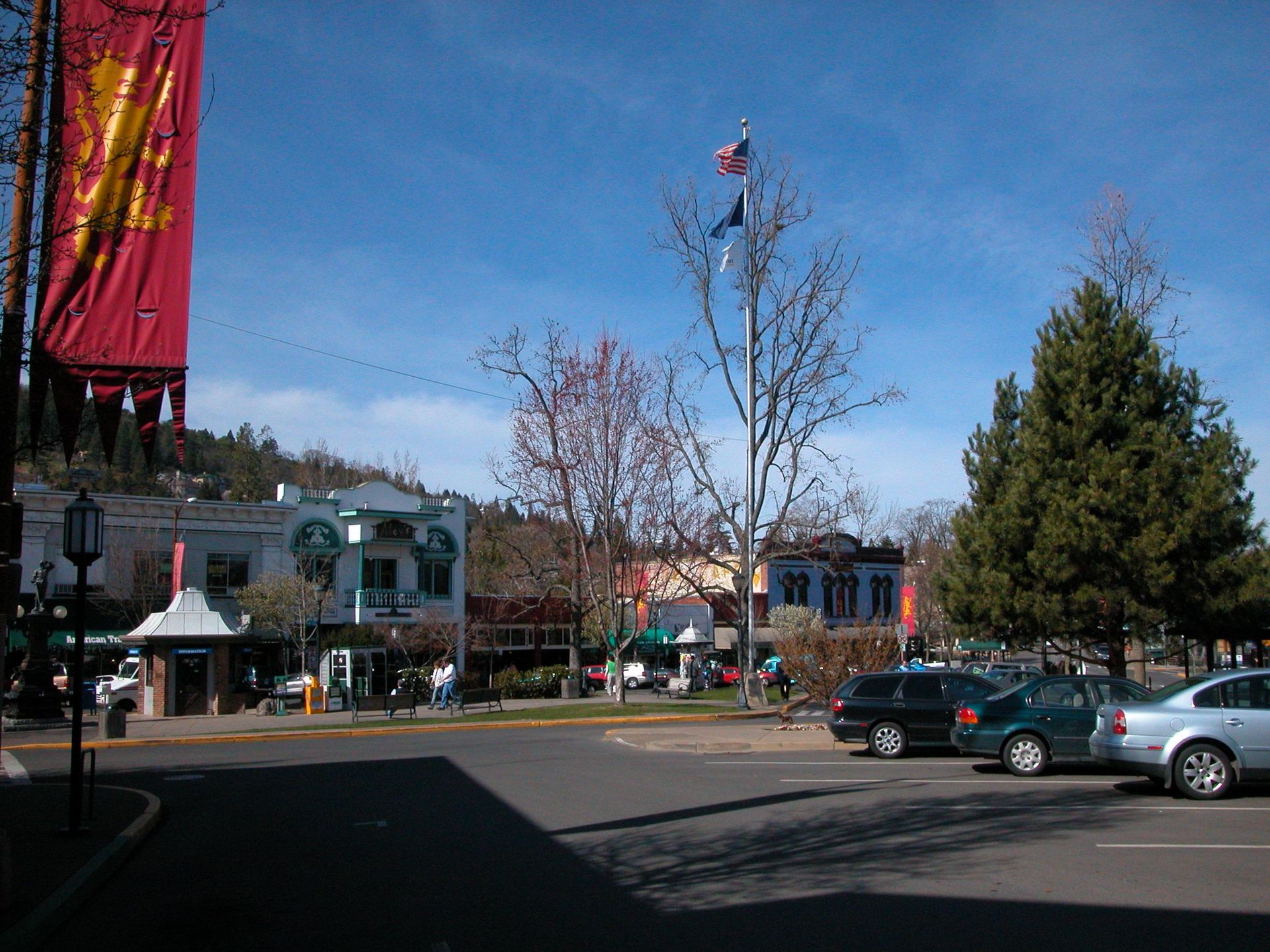 Ashland, OR skyline and downtown view near Downtown Ashland