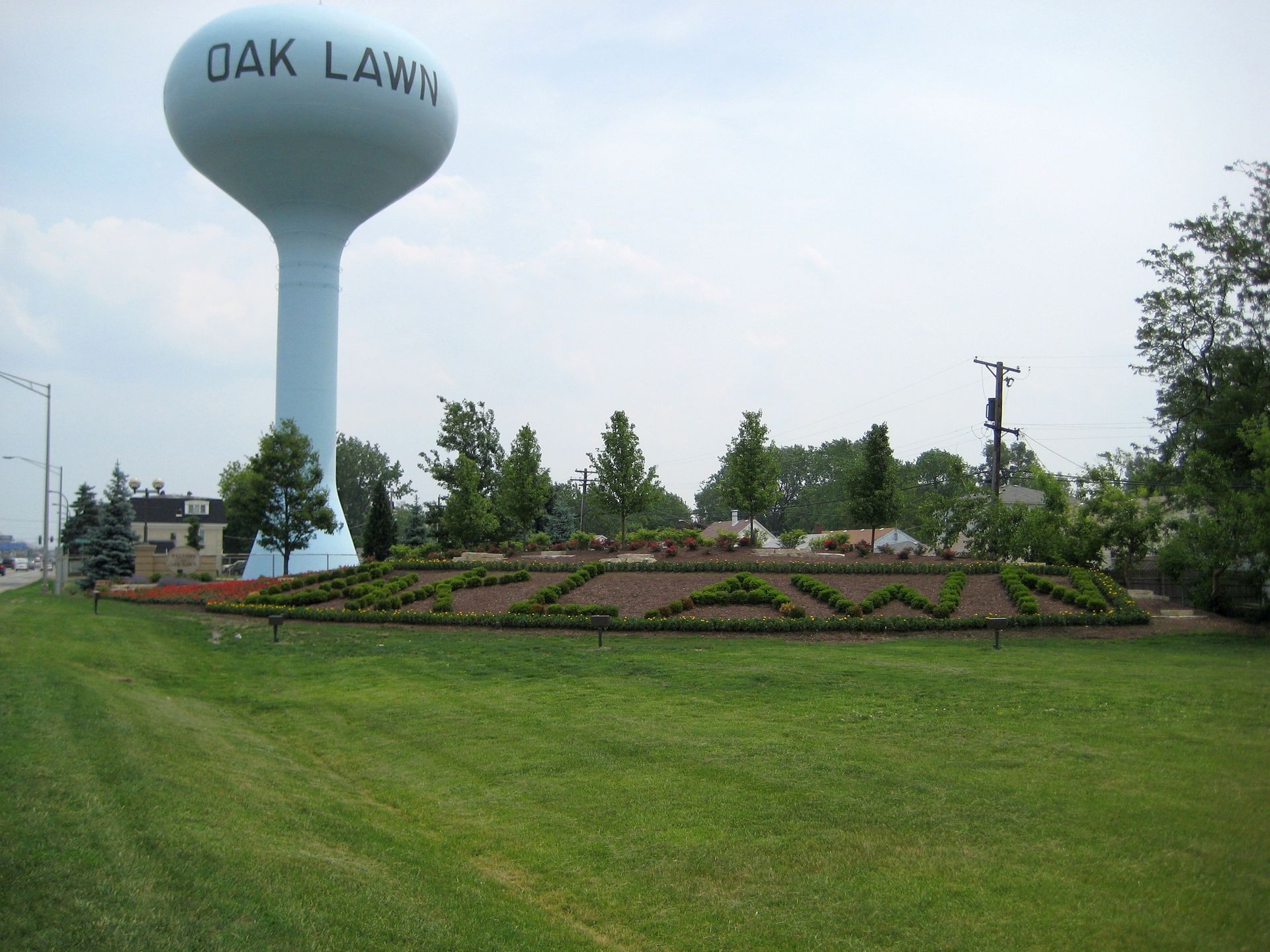 Oak Lawn, IL skyline and downtown view near Downtown Oak Lawn