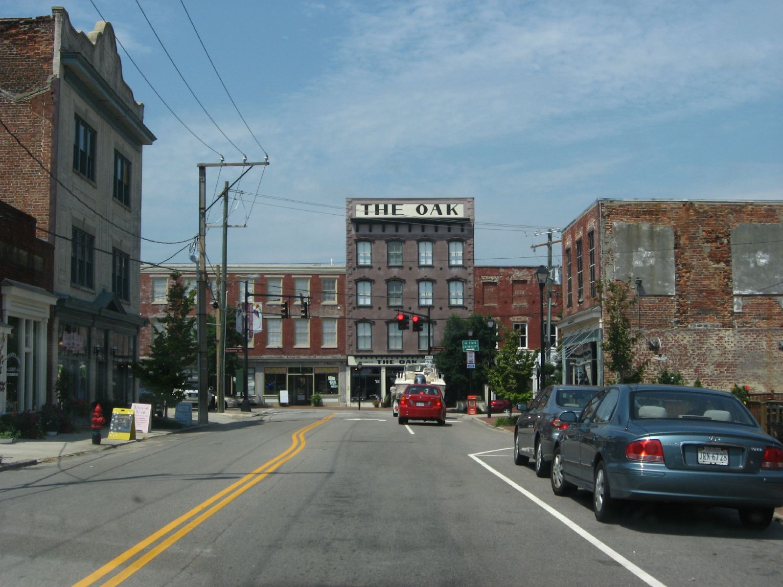 Petersburg, VA skyline and downtown view near Old Towne