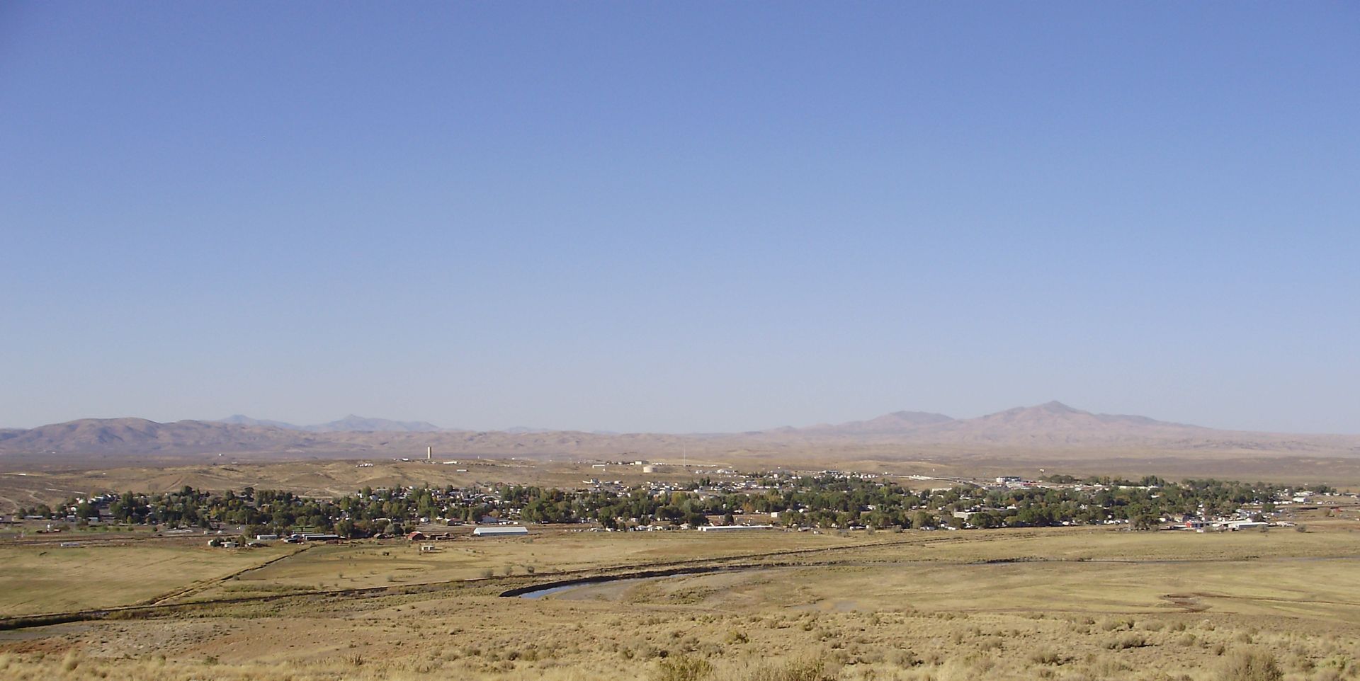 Carlin, NV skyline and downtown view near Downtown Carlin