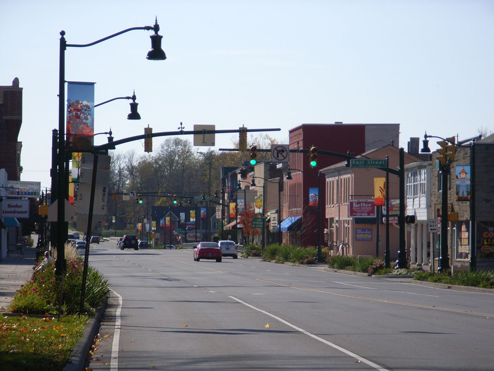 Plainfield, IN skyline and downtown view near Downtown Plainfield