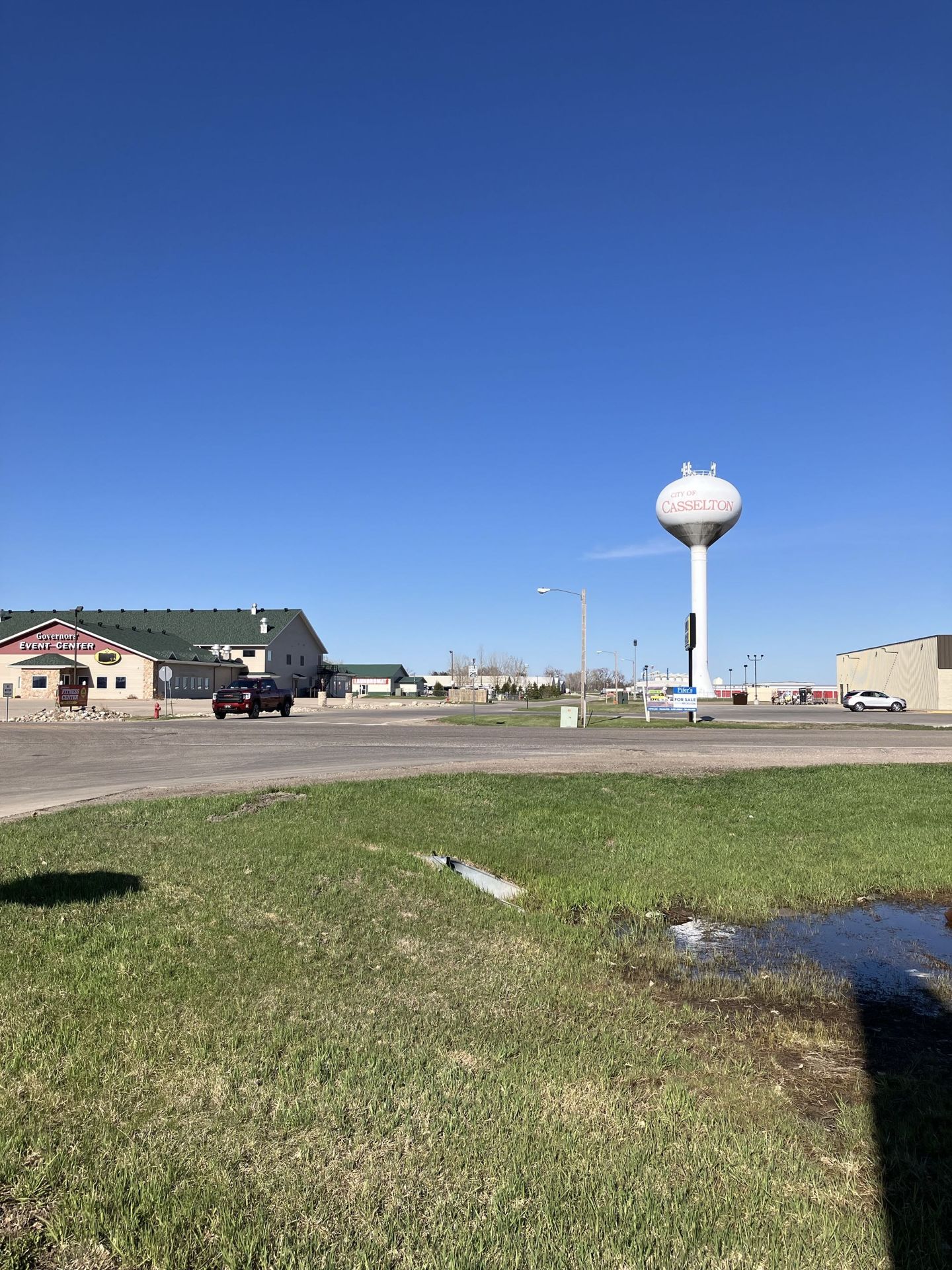 Casselton, ND skyline and downtown view near Downtown Casselton