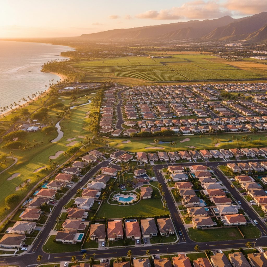 Ewa Gentry, HI skyline and downtown view near Sun Terra