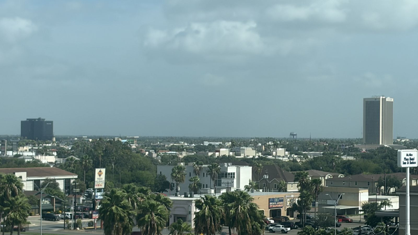 McAllen, TX skyline and downtown view near Downtown McAllen