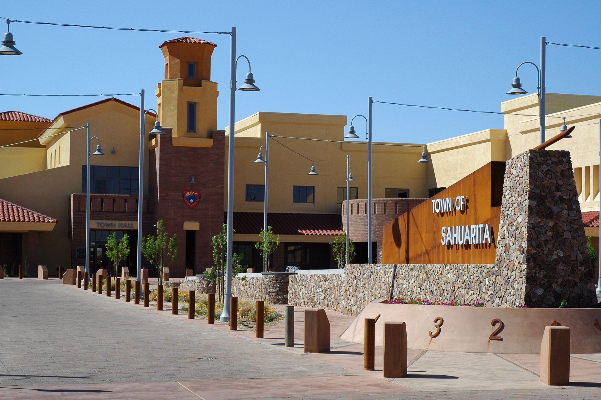 Sahuarita, AZ skyline and downtown view near Rancho Sahuarita