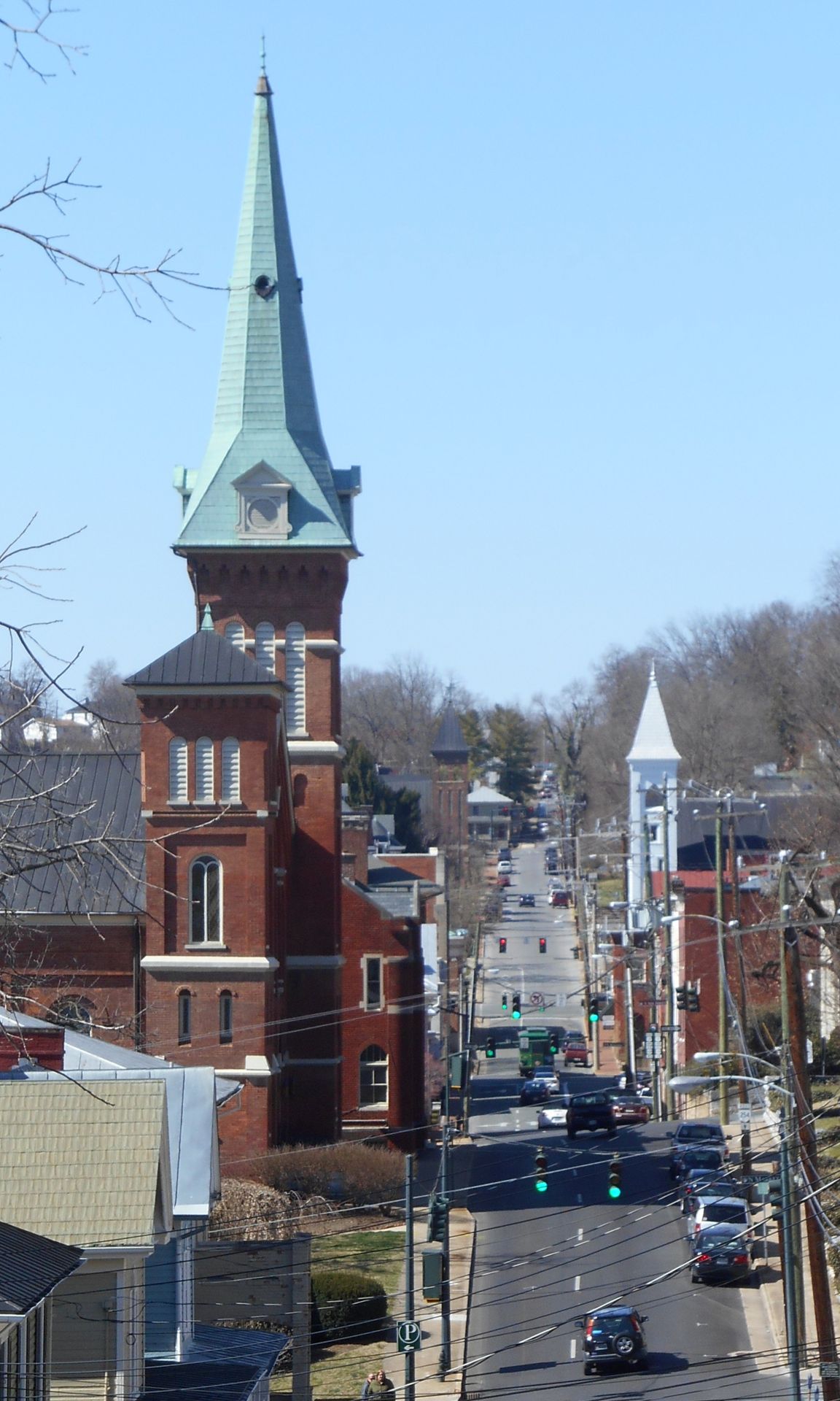 Staunton, VA skyline and downtown view near Downtown Staunton