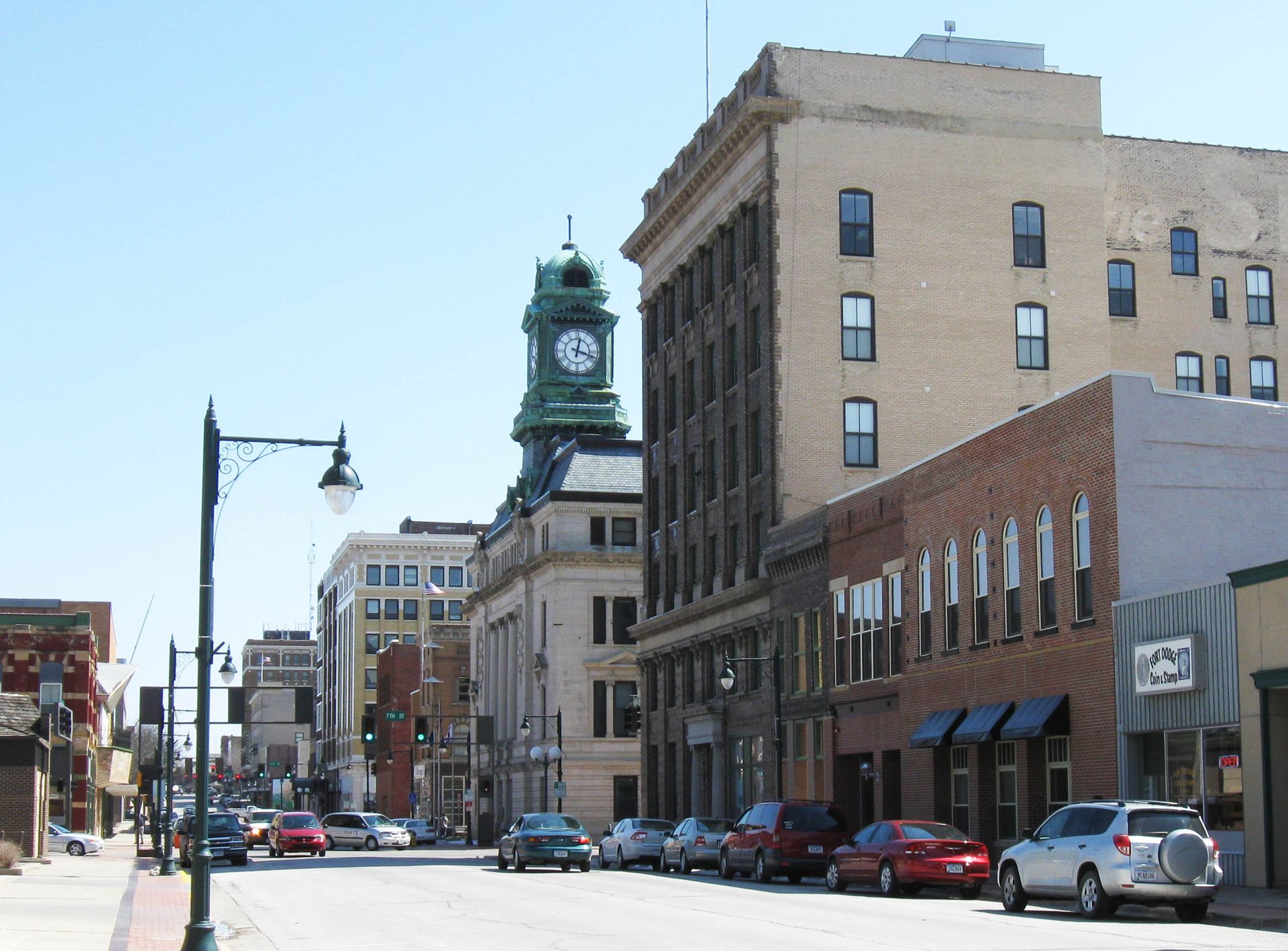 Fort Dodge, IA skyline and downtown view near Downtown Fort Dodge