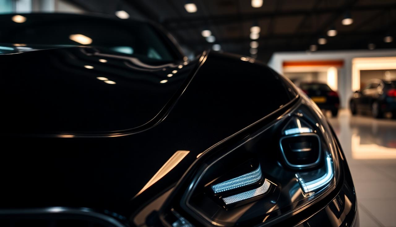 Ames auto repair SEO keyword targeting - Luxury automotive showroom detail
