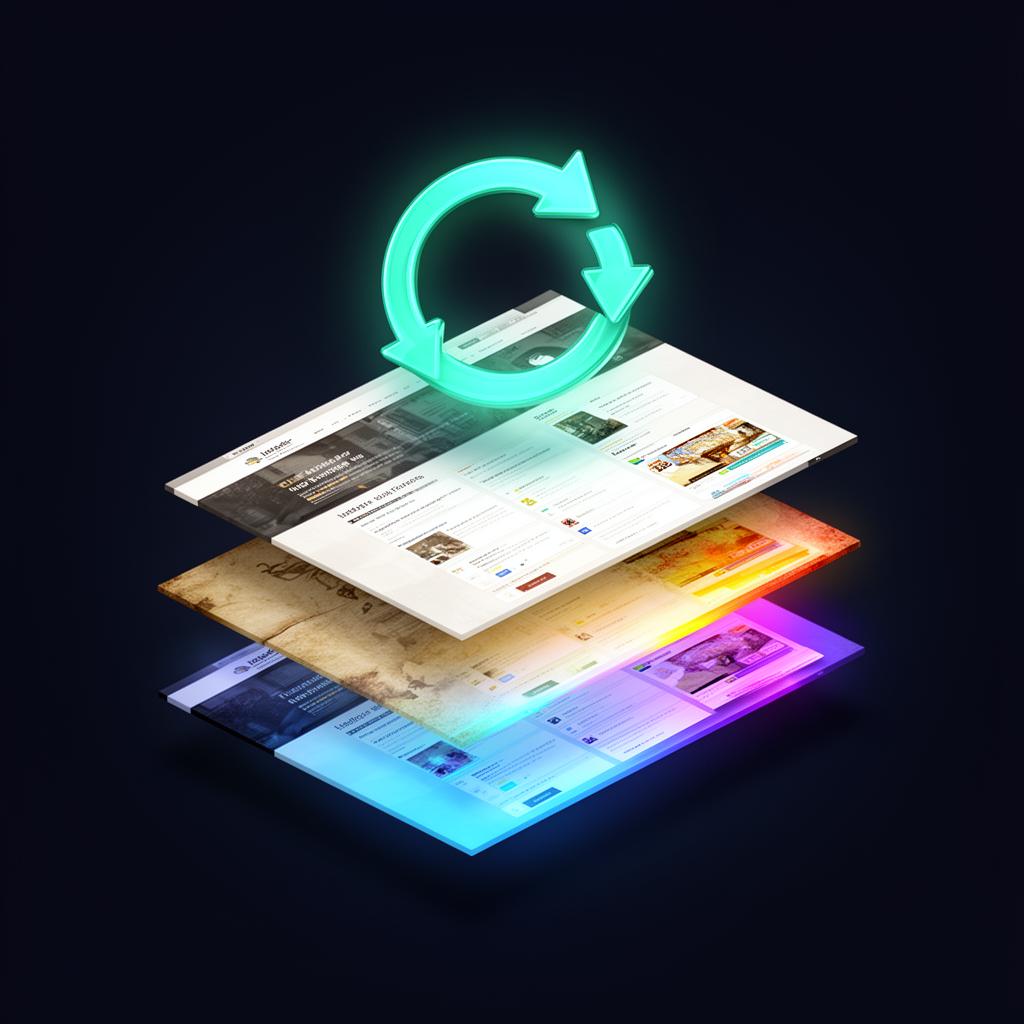 Content refresh SEO strategy visualization