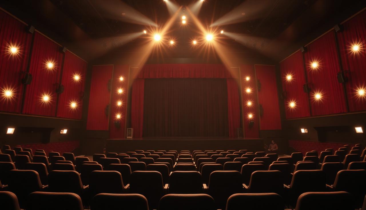Mitchell entertainment SEO keyword targeting - Entertainment venue with stage lighting