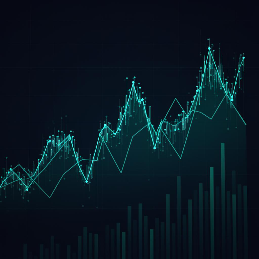 Data visualization showing website ranking fluctuations after Google's March 2026 core update