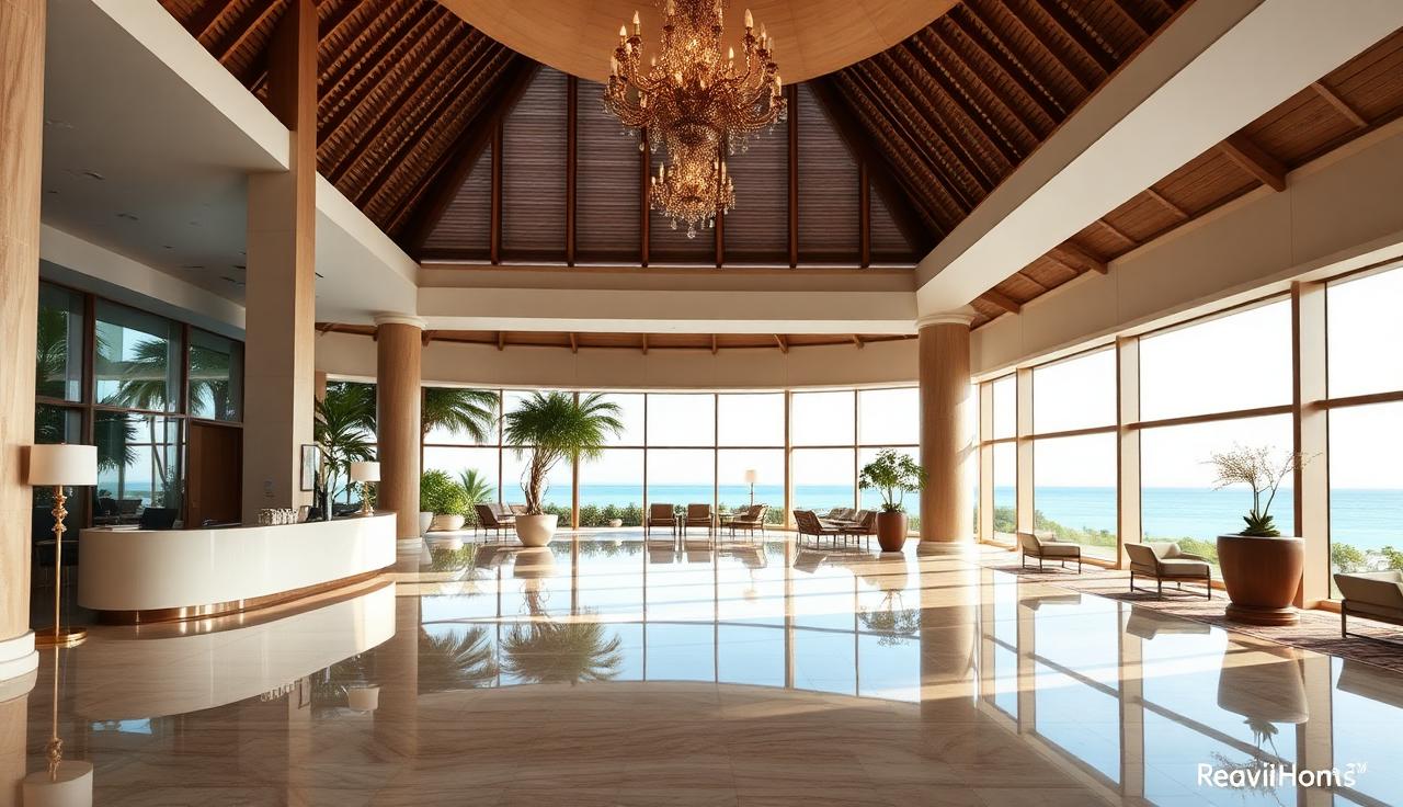 Aberdeen hotel SEO keyword targeting - Luxury hotel lobby with elegant interior