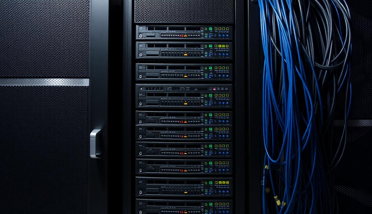 Edison it services SEO keyword targeting - IT services server rack and network cables