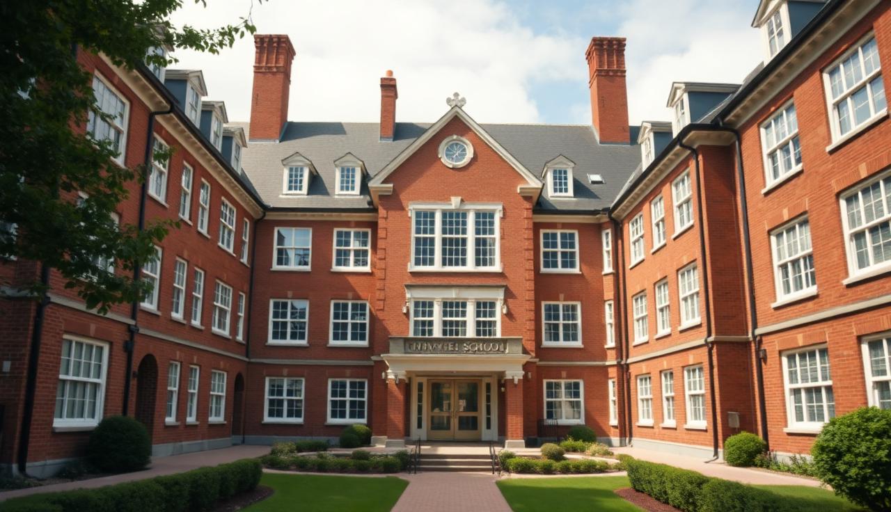 Biddeford private school SEO keyword targeting - Private school campus with classic architecture