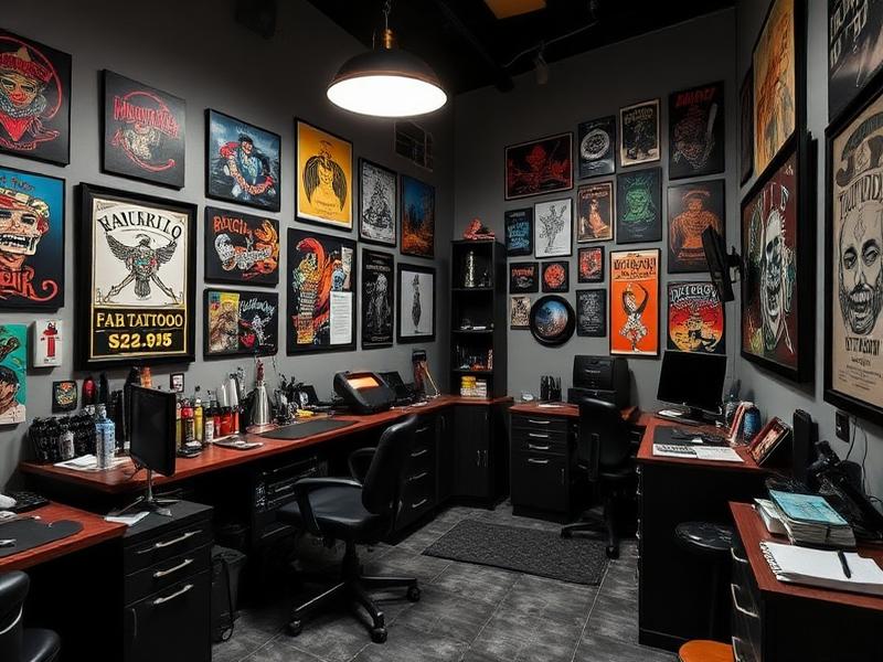 Huron tattoo shop SEO keyword targeting - Modern tattoo studio interior