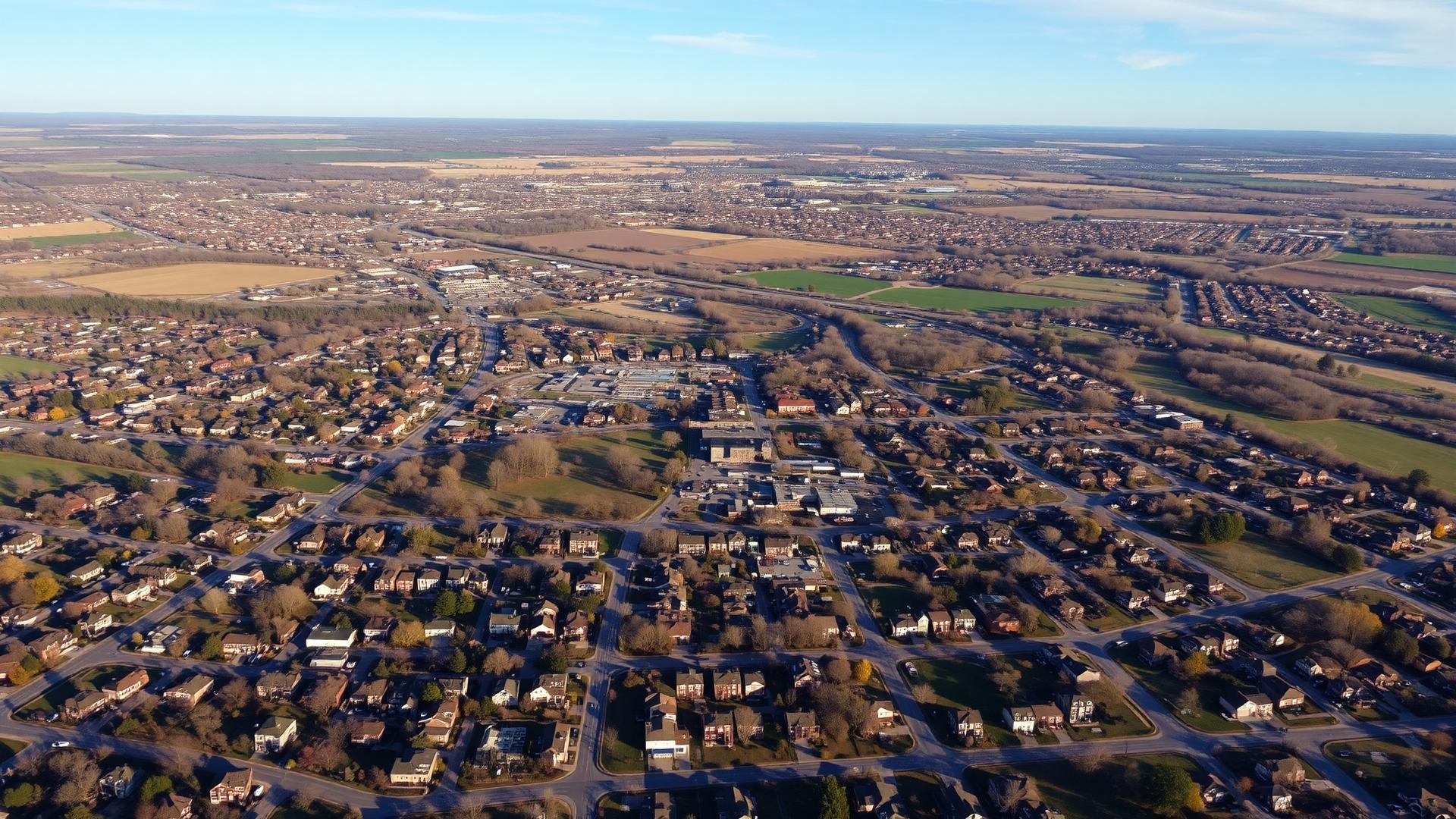 Wheatfield, NY skyline and downtown business district