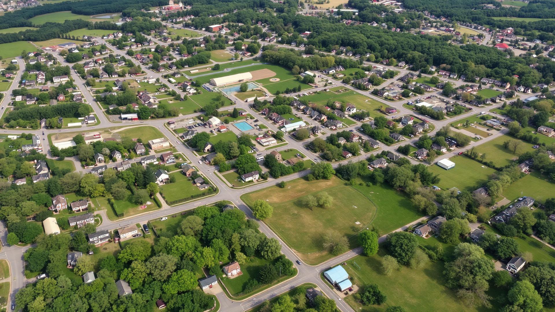 Whitesboro, NY skyline and downtown business district