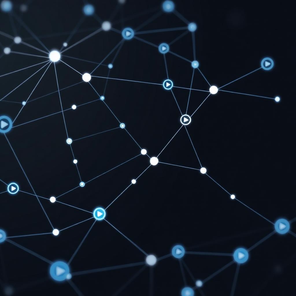 YouTube algorithm optimization network showing interconnected ranking signals
